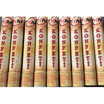 KONFETİ KARNAVAL METALİK RENKLİ 30CM (5263)
