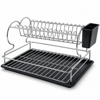 KROM - METAL 2 KATLI TABAKLIK - BULAŞIKLIK (5263)