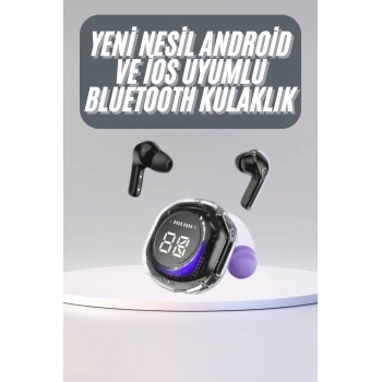 Kulak İçi Bluetooth Kulaklık Anc Enc Özellikli Şarj Göstergeli Kablosuz Kulaklık