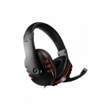 Kulaklığı Kulak Üstü Kablolu Stereo Mikrofonlu Yumuşak Kulak Yastığı