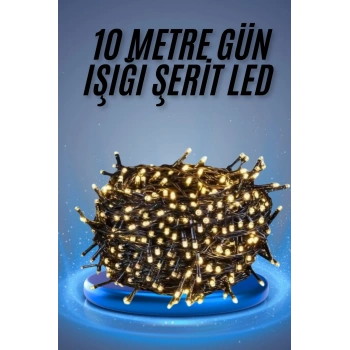 Led Işık Ağaç Süsleme Ampüllü Dekoratif Aydınlatma 10 Metre Gün Işığı