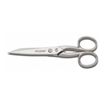 M-218 Sivri Uçlu İplik Temizleme Makası No: 5,5 İnç / 13,97 Cm - Nikel Kaplama