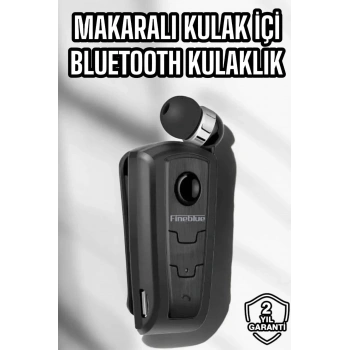 Makaralı Bluetooth Kulaklık Kulak İçi Android İos Uyumlu Titreşimli