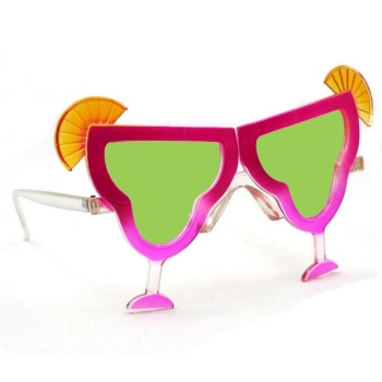 Margarita Parti Gözlüğü Pembe Renk 16x8 cm (5263)