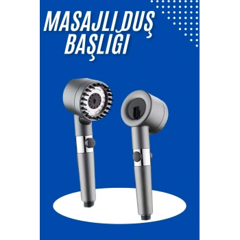 Masaj Etkili Duş Başlığı Yeni Nesil Çok Fonksiyonlu Ayarlanabilir Filtreli