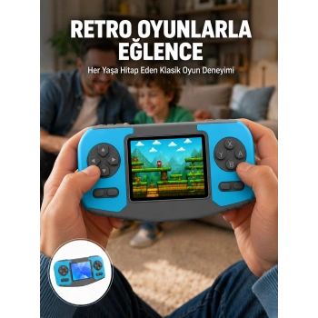 Mini Arcade Oyun Konsolu Hafif Taşınabilir Çocuk Hediyelik