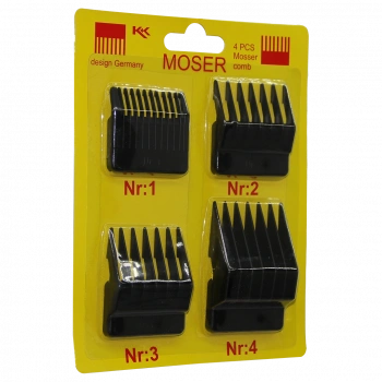 MOSER 4 PARÇA  MAKİNE TARAK SET (5263)