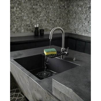 Musluğa Monte Sünger Organizeri Hijyenik Drenajlı Pratik Tasarım