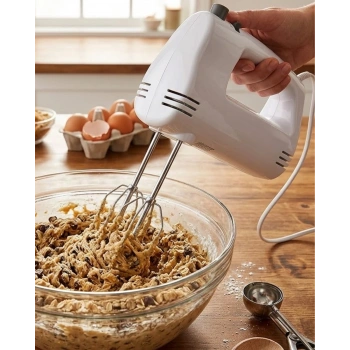 Mutfak El Mikseri 250w Paslanmaz Çelik Çift Çırpıcılı Mikser