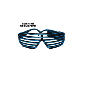 Neon Gözlük Mavi