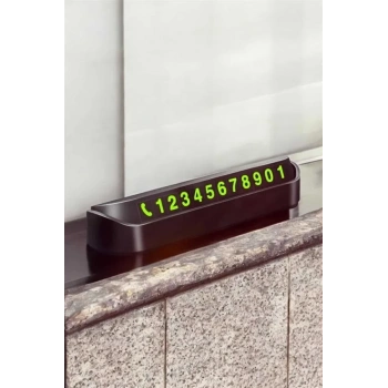 Numaralık Araç İçi Araba Araç Park Numaratör Telefon Numarası Yazma