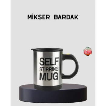 Otomatik Karıştıran Akıllı Kupa – Paslanmaz Çelik, Isı Korumalı