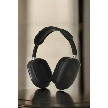 P9 Plus Kulaklık Siyah Bluetooth Bağlantılı Kulak Üstü Kablosuz