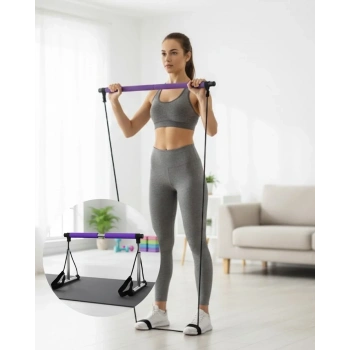 Pilates Bar Egzersiz Aleti Bilek Destekli Çok Yönlü Kullanım