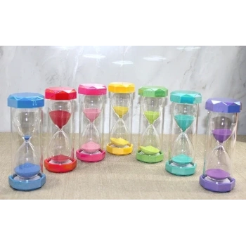 Plastik Çerceveli Renkli 5 Dk Kumsaati Alk4562