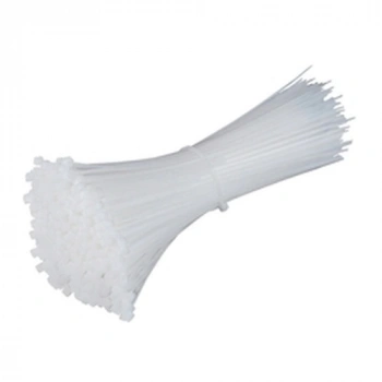 PLASTİK ÇIRT KELEPÇE 100 PARÇA BEYAZ 2.5X100MM (5263)