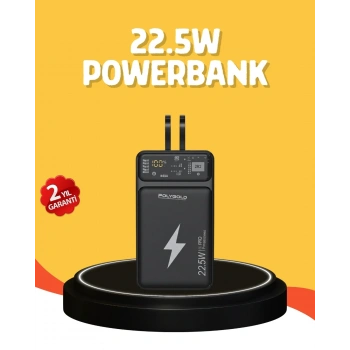 Powerbank 10000 Mah Dijital Göstergeli Taşınabilir