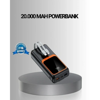 Powerbank 20000 Mah Yüksek Kapasiteli Ve 22.5w Hızlı Şarj Destekli