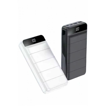 Powerbank 50.000 Mah Dijital Göstergeli Taşınabilir 4 Portlu Hızlı Powerbank