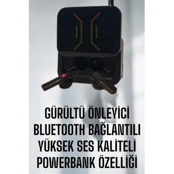 Powerbankli Bluetooth Kulaklık Yüksek Ses Kaliteli Kablosuz
