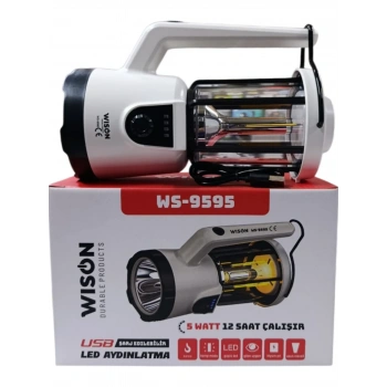 Profesyonel El Feneri &amp; Kamp Lambası | 5W (5263)