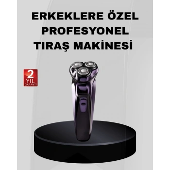 Profesyonel Şarjlı Tıraş Makinesi Ayarlanabilir Başlıklı Kablosuz