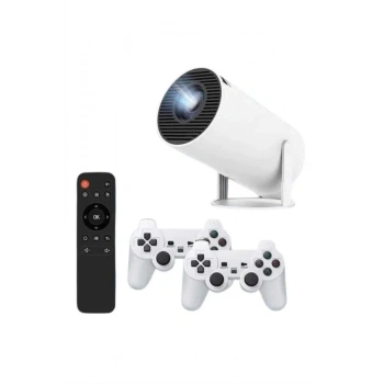 Projeksiyon Cihazı Video Oyun Konsolu 8 Gb Hafıza Lcd Ekran Kumandalı
