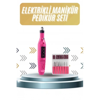 Protez Tırnak Ayak Nasır Ve Tırnak Mantar Makinesi Elektrikli 12v Tırnak Törpü Seti