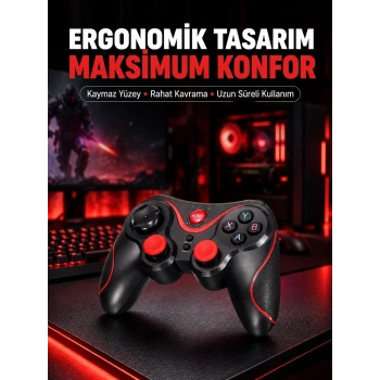 Rahat Kavrama Ve Düşük Gecikme Teknolojili Gamepad