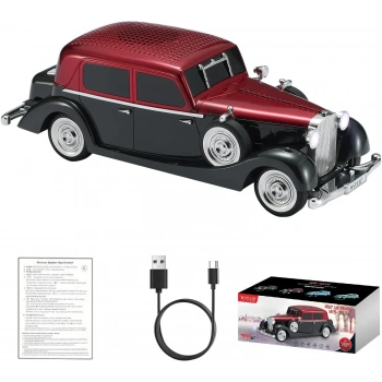 Retro Klasik Araba Bluetooth Hoparlör Kablosuz HD Ses FM Radyo YG-239 (5263)