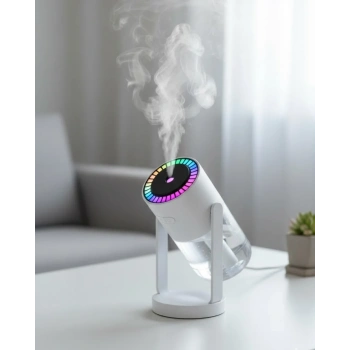 Rgb Işıklı Hava Nemlendirici Ultrasonik Teknoloji Ve Portatif Tasarım