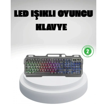 Rgb Işıklı  Klavye Mouse Seti – Türkçe Q, Ayarlanabilir Dpı, Ergonomik Ve Dayanıklı Tasarım