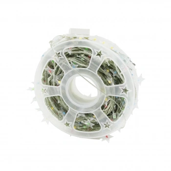 RGB - KAR TANESİ 50MT FİŞLİ FONKSİYONLU ŞERİT LED - DEKOR LAMBA (5263)