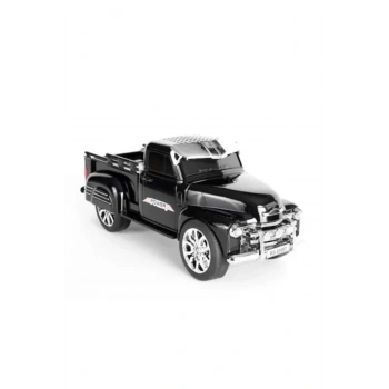 Şarjlı Nostaljik Çalar Kamyon Bluetooth Fm Radyo Tf Mp3 Siyah