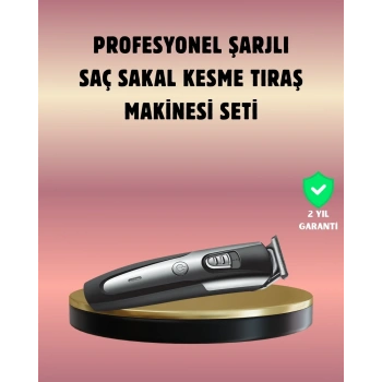 Şarjlı Saç Sakal Kesim Makinesi Detaylı Kesim İçin Hassas Başlıklı