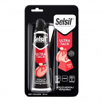 SELSİL MONTAJ YAPIŞTIRICI BEYAZ ULTRA TACK 50ML (5263)