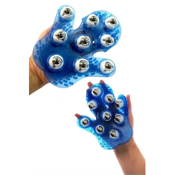 Selülit Giderici Masaj Eldiveni 9 Bilyeli Palm Masaj Eldiven Tam Vücut