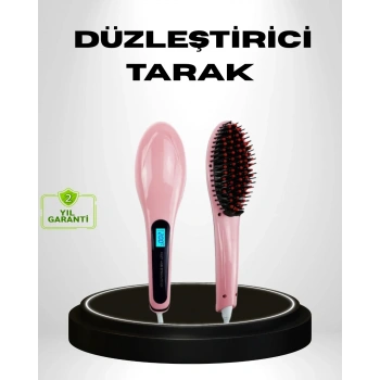 Seramik Plakalı Elektrikli Saç Düzleştirici – Hızlı Isınma, Uzun Kablo, 25w–39w Güç