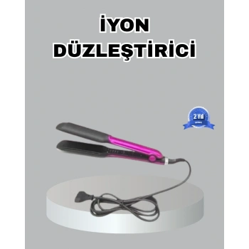 Seramik Plakalı Saç Düzleştirici – Plaka Kilitli Ve Elektriklenme Önleyici