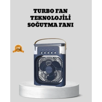 Sessiz Çalışan Turbo Fan Güçlü Hava Akışlı Masa Üstü Vantilatör