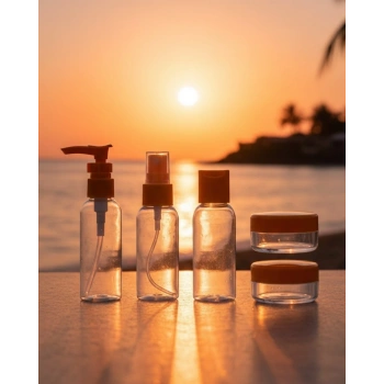 Seyahat Boy 5’li Kozmetik Dolum Seti 30 Ml Sızdırmaz Tasarım