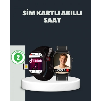 Sım Kartlı Gps Destekli Akıllı Saat Sesli Görüşmeli