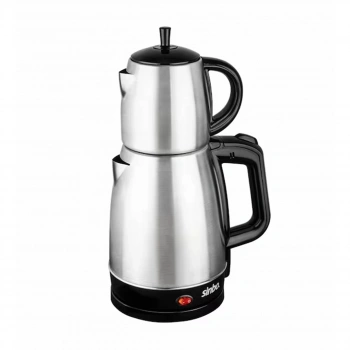 SİNBO STM-5831 ELEKTRİKLİ ÇELİK ÇAY MAKİNESİ ÇAYCI 1.7LT + 0.7LT ÇAY SÜZGEÇLİ (5263)