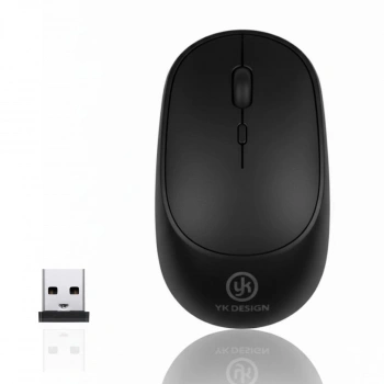 Siyah Renkli Ergonomik Sessiz Kablosuz Mouse – USB Alıcılı, Ofis ve Oyun İçin Konforlu Bilgisayar Faresi MS6310 (5263)