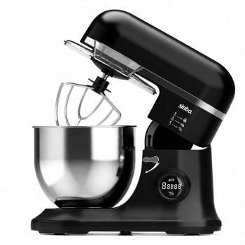 SİYAH STANDLI MİKSER ÇIRPICI - HAMUR YOĞURUCU - KARIŞTIRICI 8 KADEME HIZ AYAR 7L ÇELİK HAZNE 1500W SMX-2773 (5263)