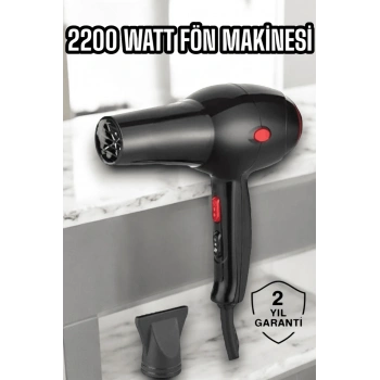 Soğuk Ve Sıcak Üfleme Özellikli Ac Motorlu Saç Kurutma Makinesi