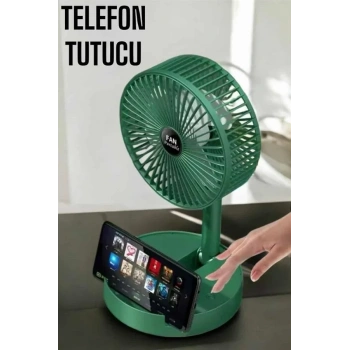 Soğutucu Vantilatör Telefon Standlı Mini Fan