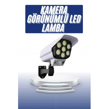 Solar Bahçe Lambası Uzaktan Kumandalı Kamera Görünümlü Hareket Sensörlü