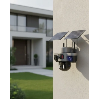 Solar Enerjili 4g Ip Kamera Kablosuz Dış Mekan Güvenlik Ve Uzaktan İzleme