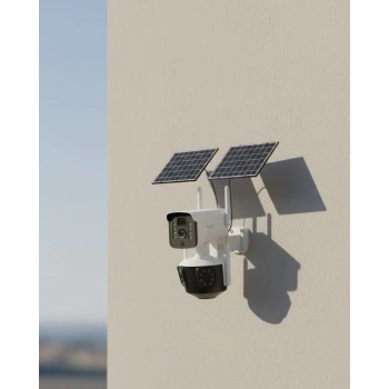 Solar Enerjili 4g Kablosuz Güvenlik Kamerası 12000mah Bataryalı